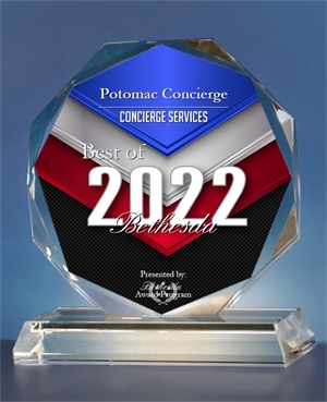potomac concierge services named 2022 bethesda best of the best recipient