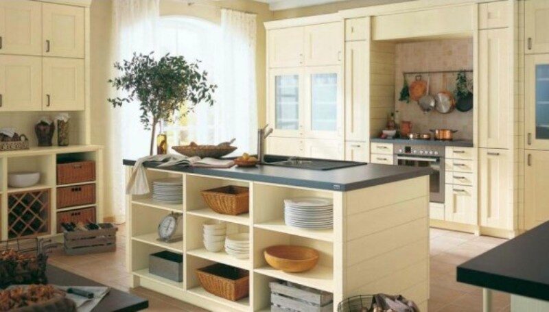 A well-organized, bright kitchen 